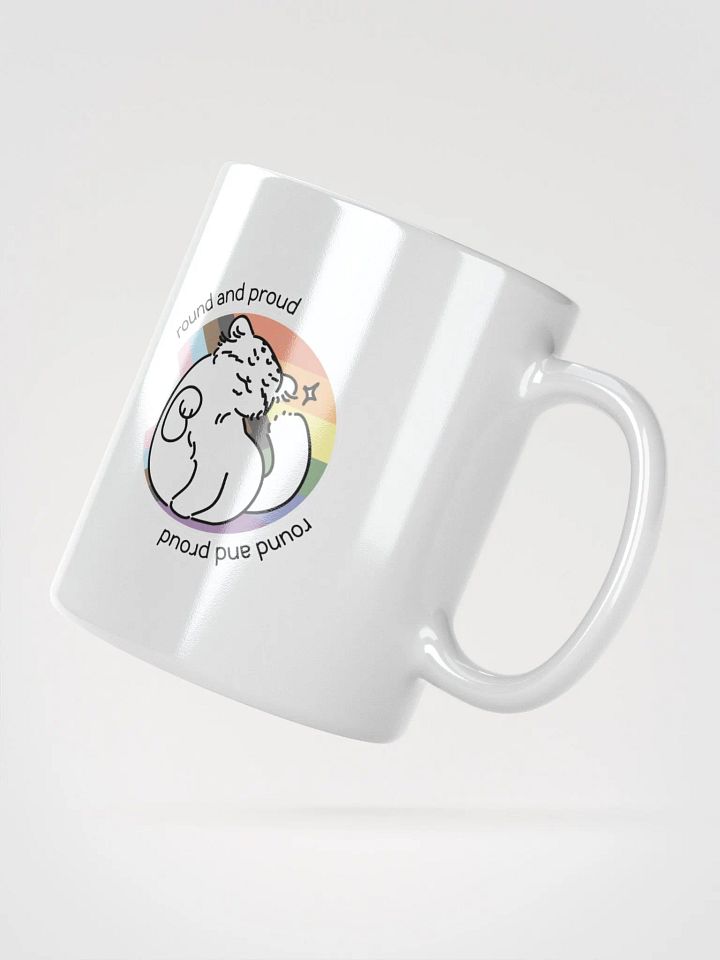 Round and Proud Manul Pride Pastels Version - White Mug product image (4)
