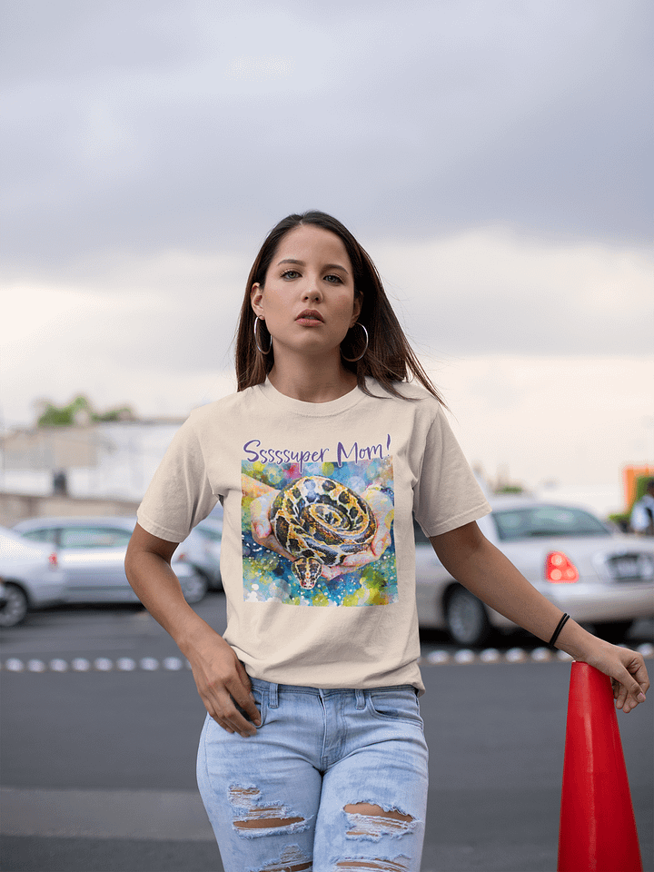 Sssssuper Mom Snake Tee - Mother's Day T-Shirt product image (1)