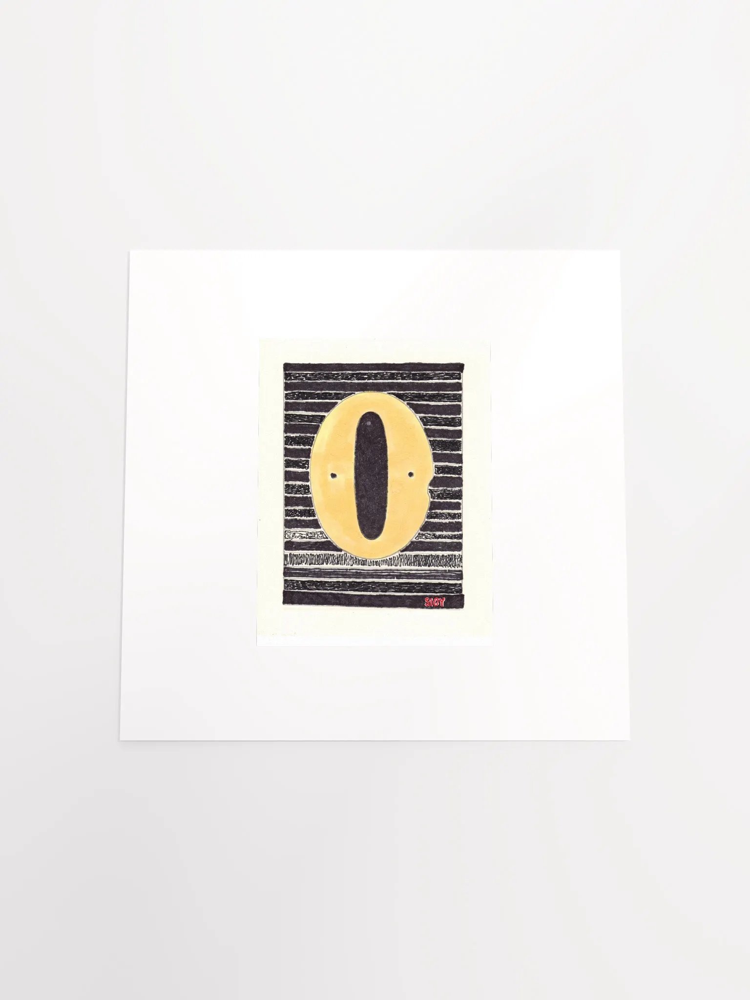 A cypher screams panel card print product image (4)