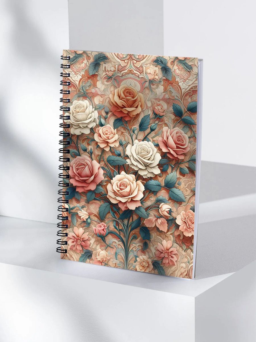 Royal Floral Spiral Notebook product image (4)