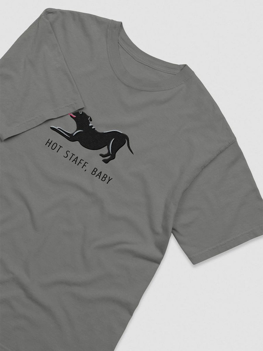 Hot Staff, Baby T-Shirt(Embroidered) of a Staffordshire Terrier(Black) product image (5)