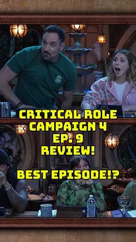 CRITICAL ROLE CAMPAIGN 4 EPISODE 9 REVIEW! My new favortie episode? #criticalrole #criticalrolecampaign4 #criticalrolecosplay...