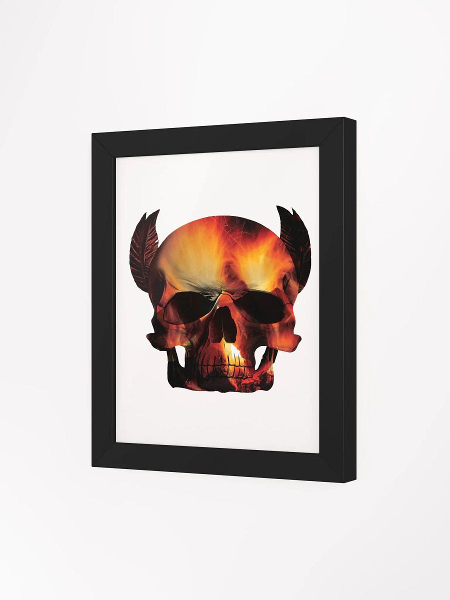 Skull with Fire Inside Skull, skulls, skull art design, skeleton, skull and bones, scary, skull tattoo, artistic skull, human skull, dark skull, bones, Halloween product image (66)