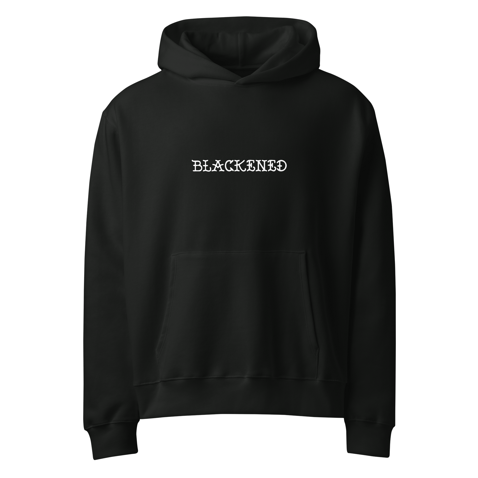 Monochrome Mosaic Oversized Hoodie product image (1)