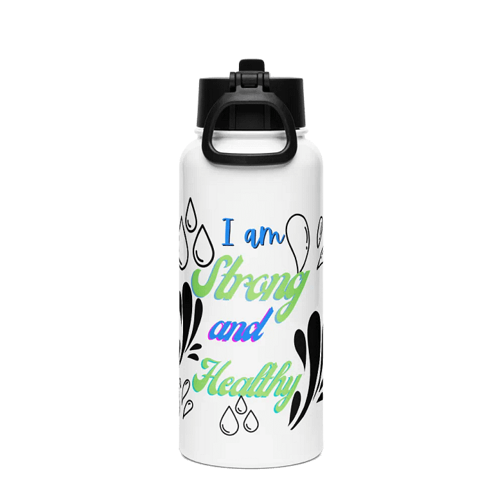 I am healthy Stainless Steel Water Bottle For health conscious moms ladies and men product image (2)