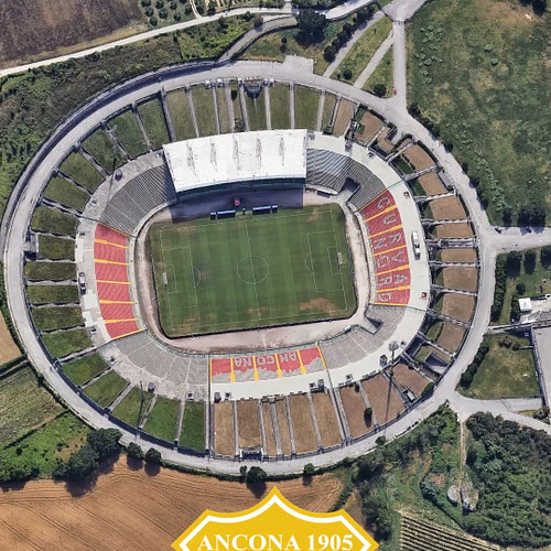 This Stadium is Built Below Ground Level #ancona #seriea #seriec #marche #italianfootball #seried
#usancona