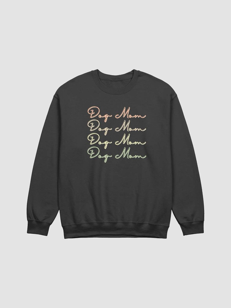 Dog Mom Pretty Cursive Lettering Sweatshirt product image (3)