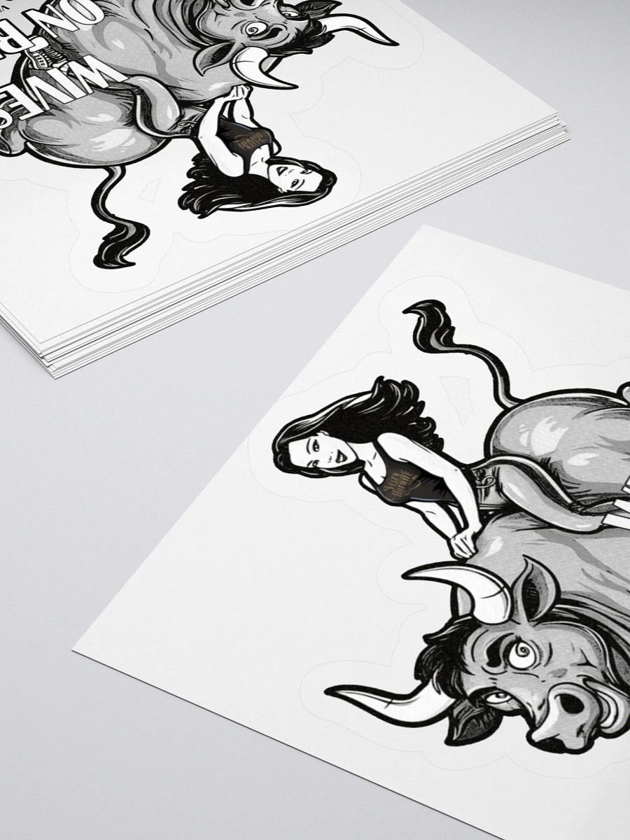 Wives On Bulls Five Stars 5 Stars Vinyl Sticker product image (11)