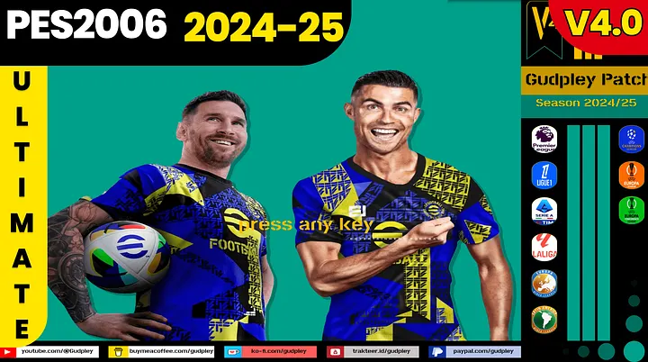 PES 2006 - Gudpley Patch Season 2025 V.4 Ultimate Edition (PC) product image (1)