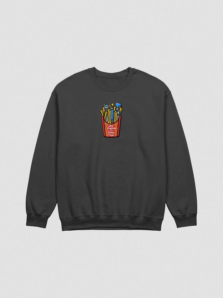 Art Supplies and Extra Fries Embroidered Sweater product image (1)