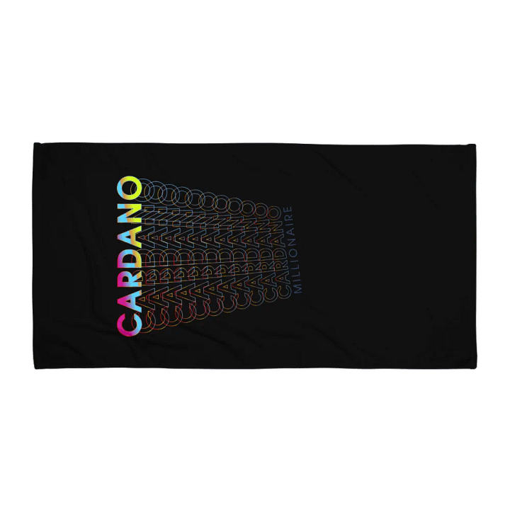 Cardano Dreams Sublimated Towel product image (1)