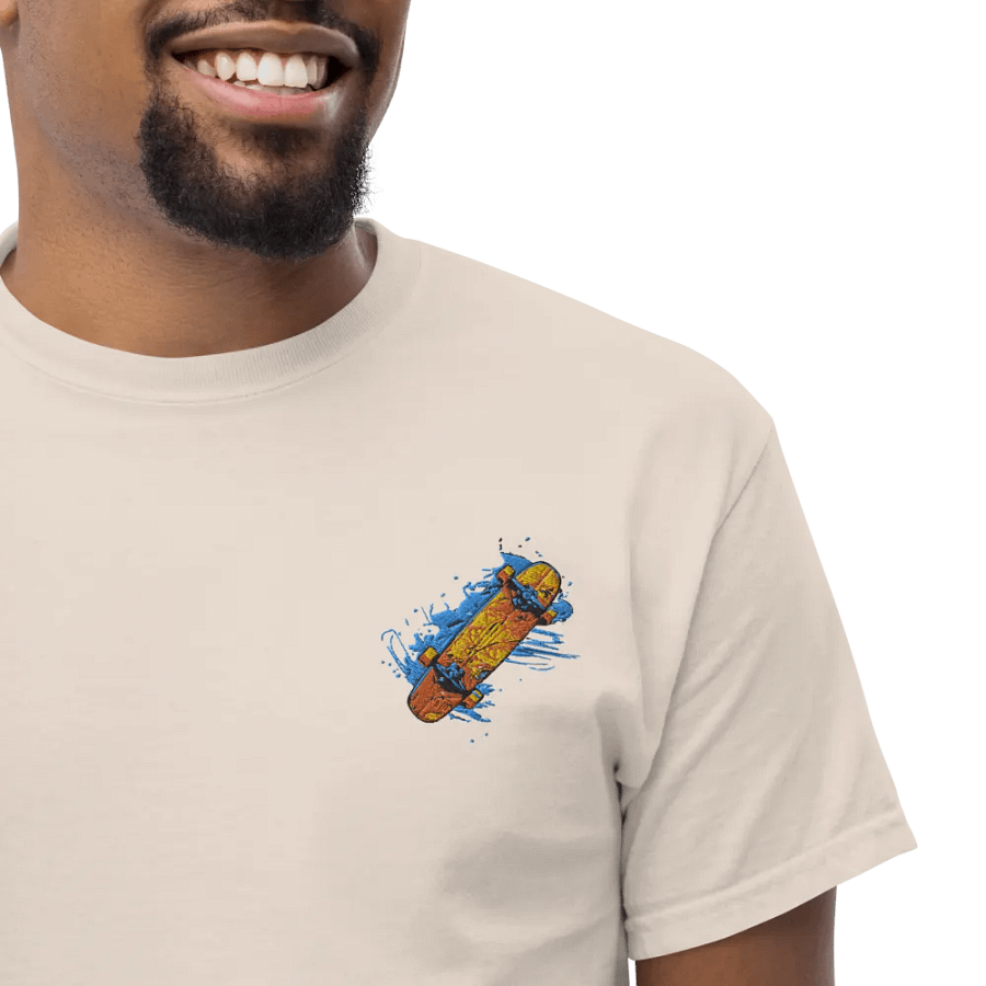 Wild Wet Skateboard Embodied T-shirt product image (30)