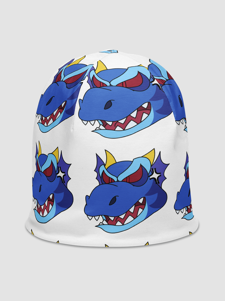 Lotta Angry Blue Dragon All-Over Print Beanie product image (2)