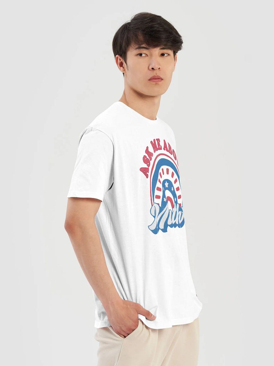 Ask Me About Math Patriotic American Rainbow Mathematics Teacher T-Shirt product image (24)