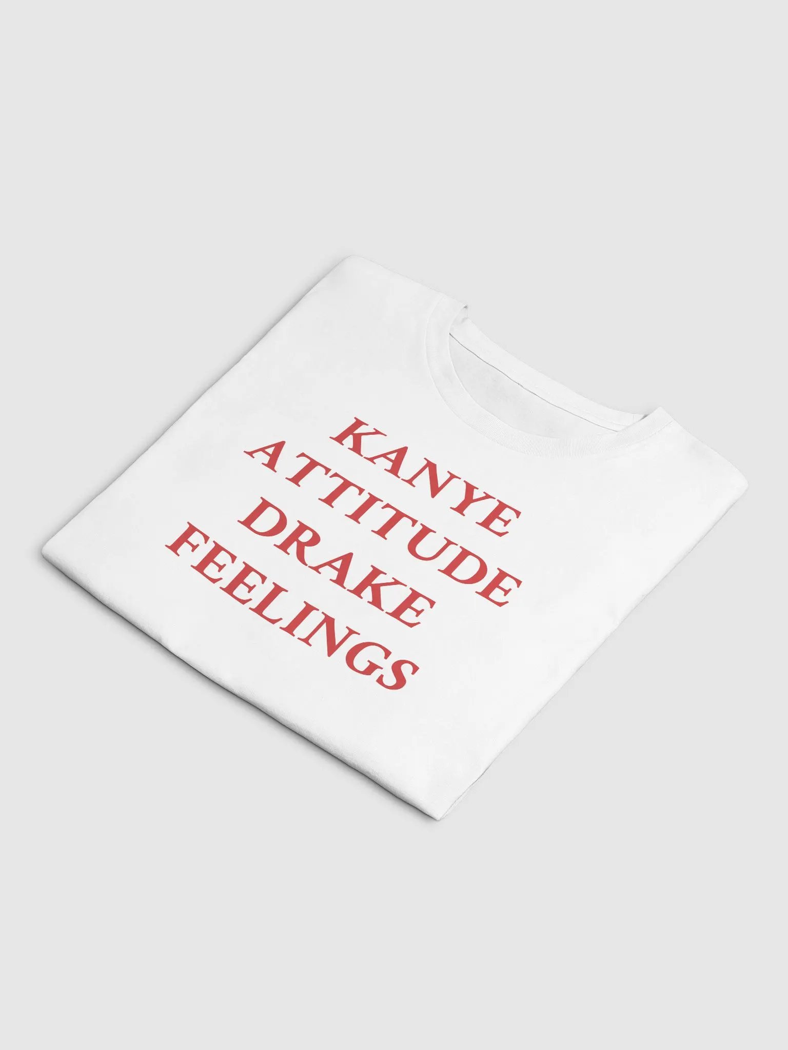 KANYE ATTITUDE DRAKE FEELINGS Crop Top product image (13)
