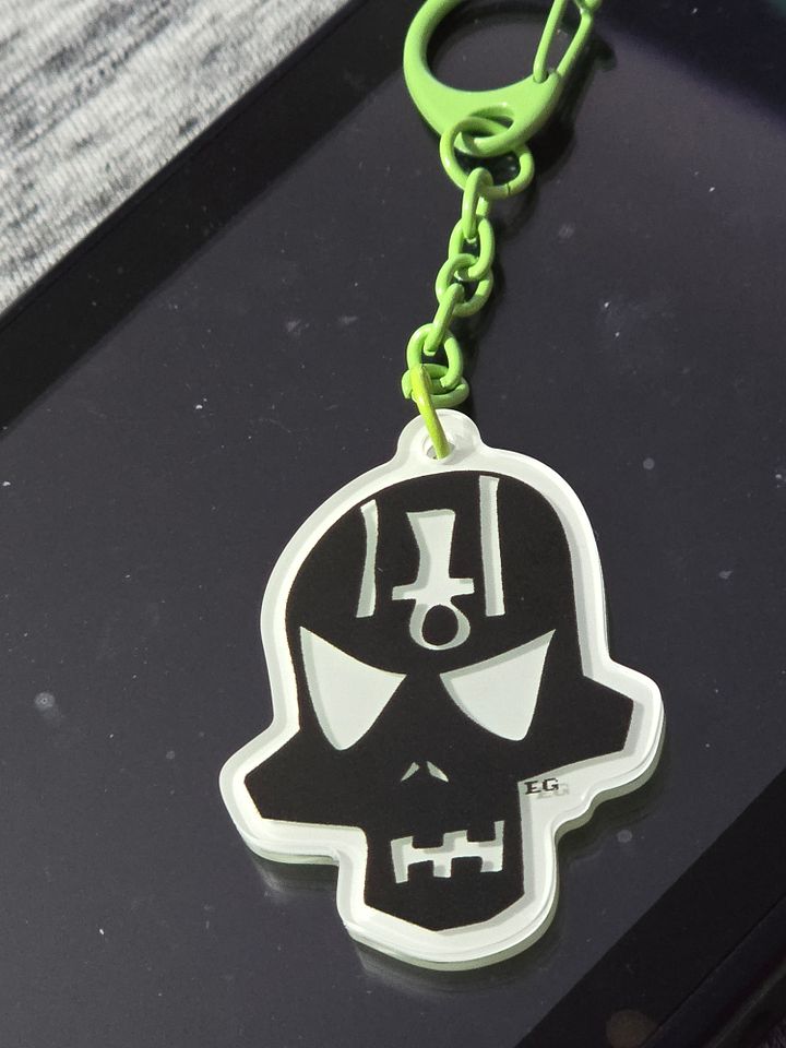 Robogyptians Glow in the Dark Acrylic Keychain product image (1)