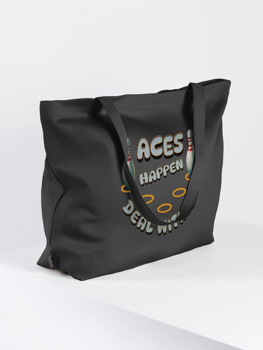 Aces Happen Deal With It Power Eco-Friendly Tote product image (1)