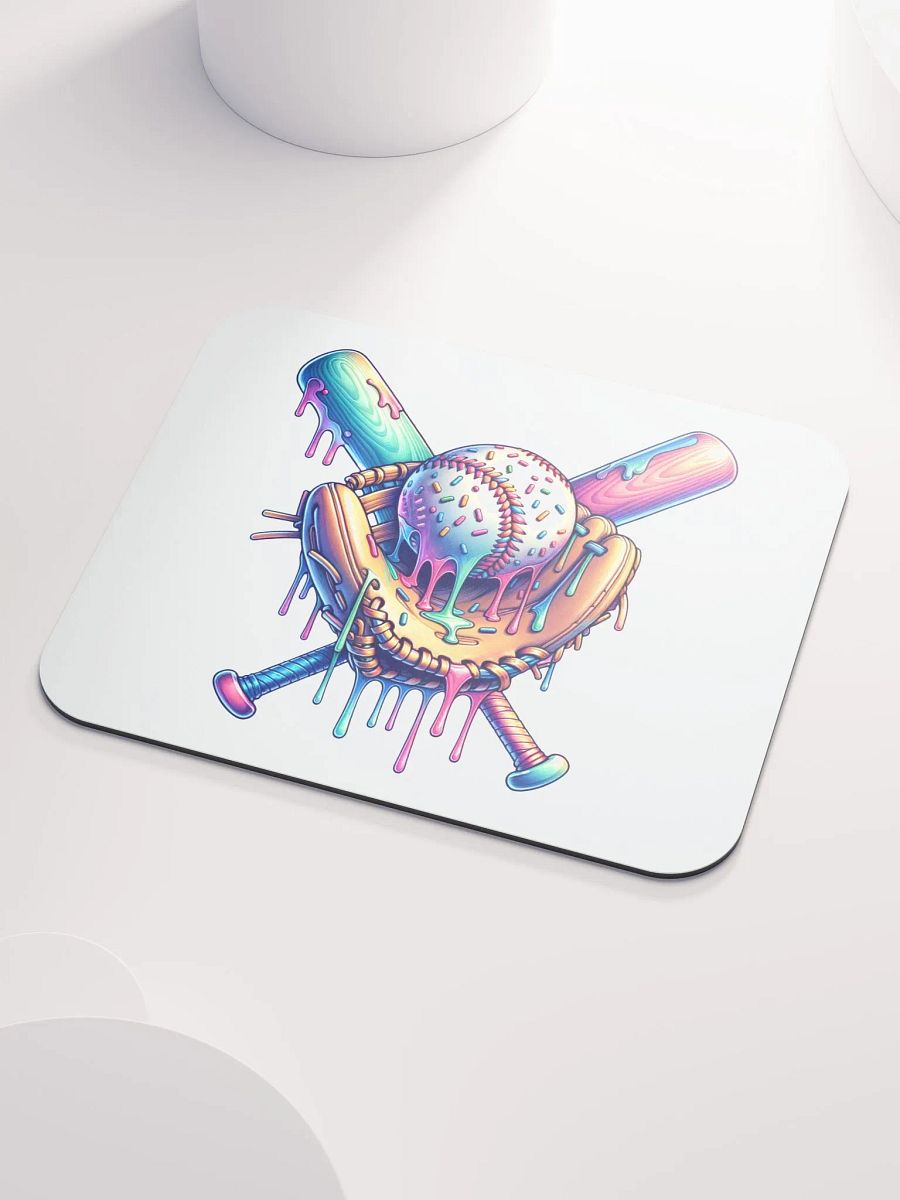 Ice Cream Sprinkles Baseball Colorful Dreams Mouse Pad product image (3)