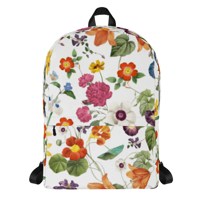 All-Over Printed Tropical Floral Backpack product image (1)