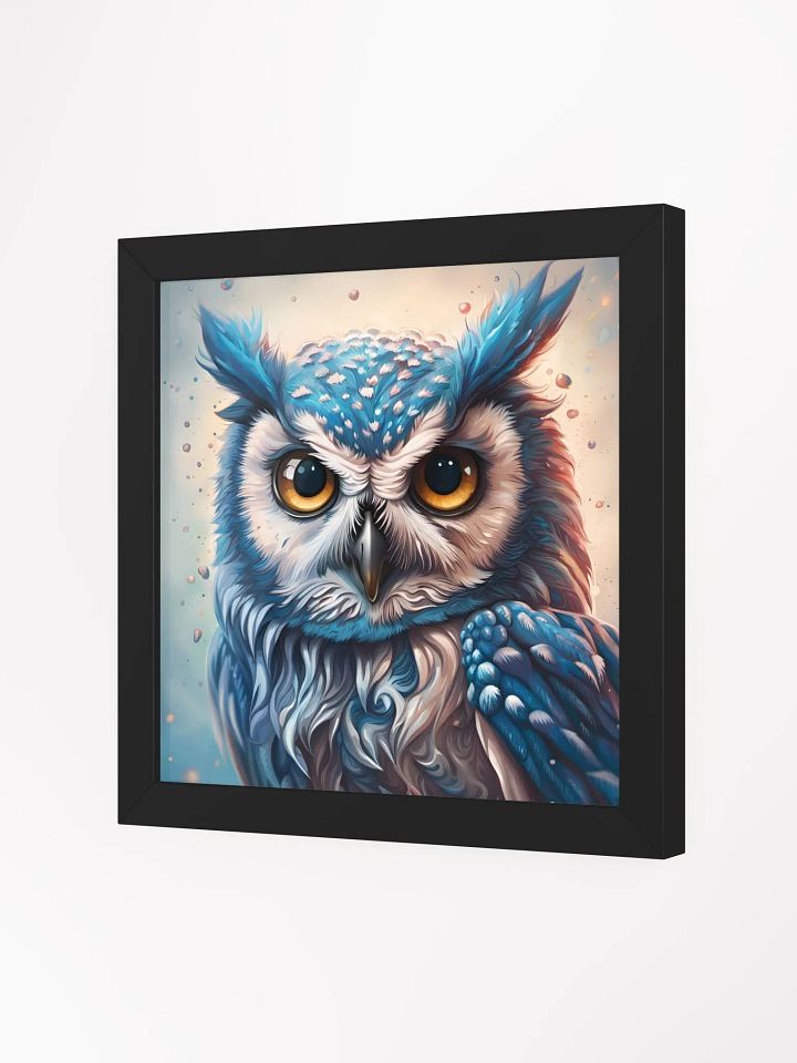 Framed Blue Owl Poster product image (13)