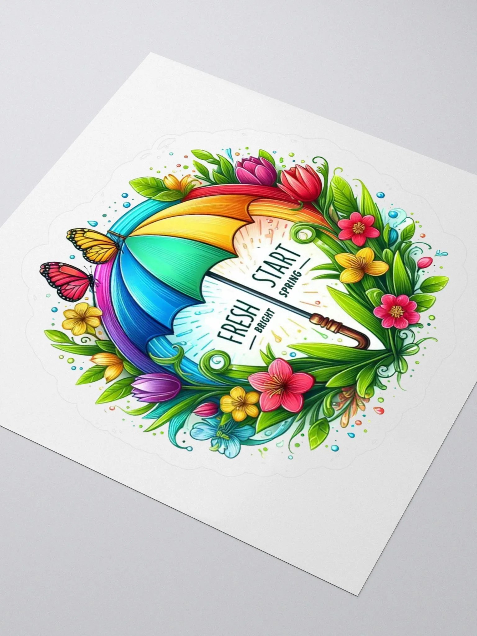 Spring Renewal Kiss Cut Stickers product image (12)