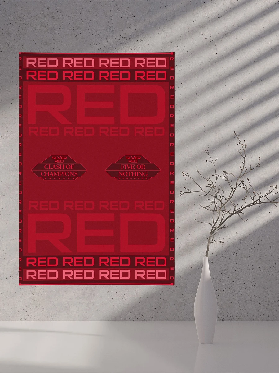 SILVER VS RED - ALL IN RED (poster) product image (7)