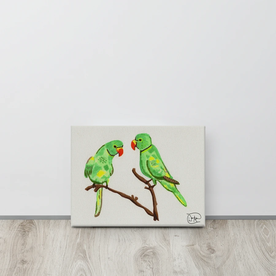 Birbs at the Window Watercolour Canvas product image (15)