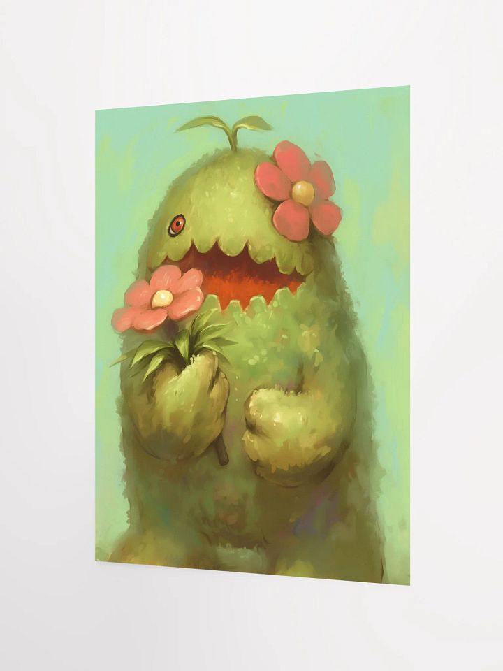Whimsical Plant Monster Poster product image (2)