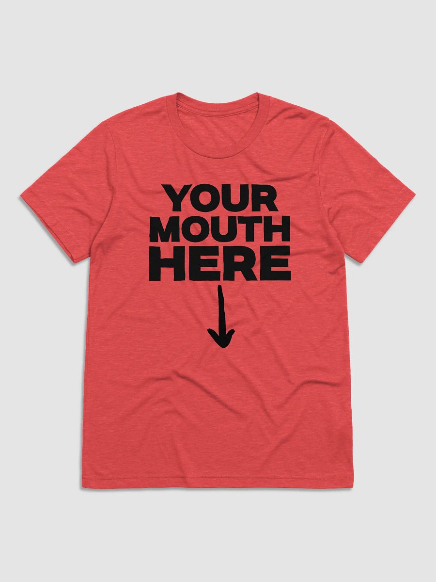 Your Mouth Here – Triblend Arrow Tee product image (1)