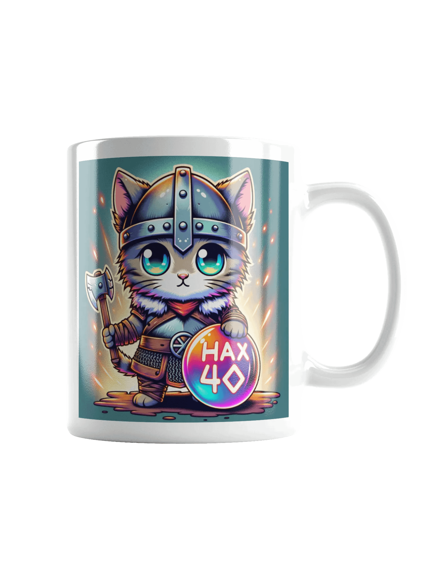 Hax 40 Viking Cat Mug product image (1)