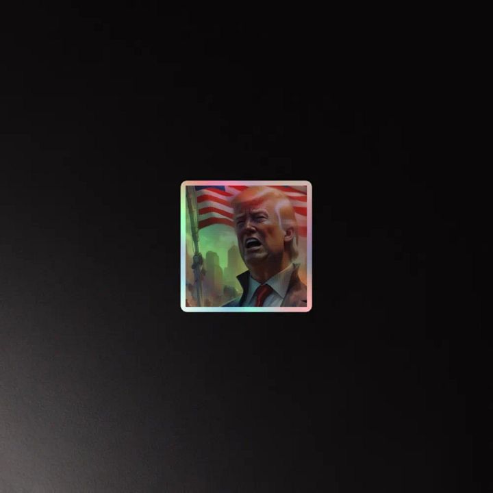 Rallying Cry Holographic Sticker product image (4)