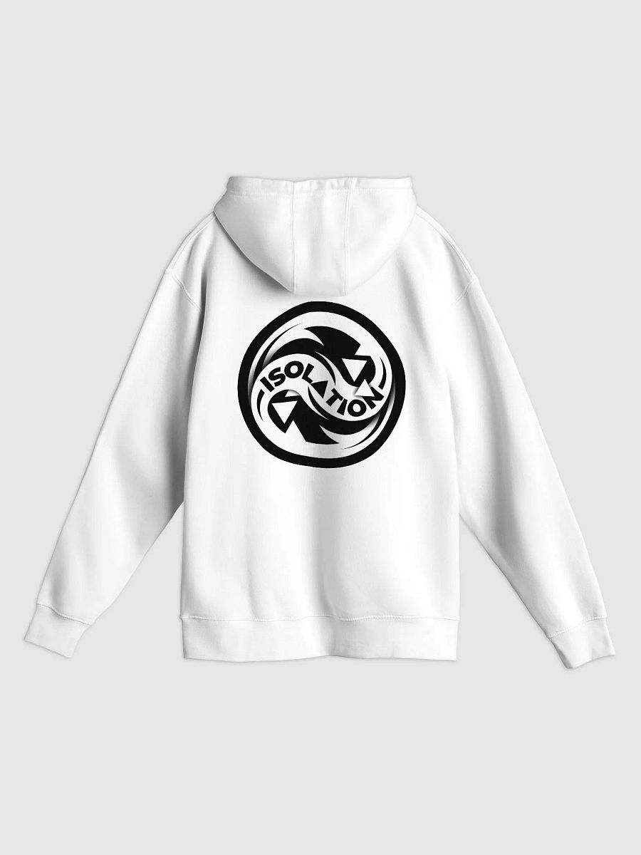 ISOL▲TION — 2024 — TEXT & LOGO — PULLOVER HOODIE — B&W product image (3)