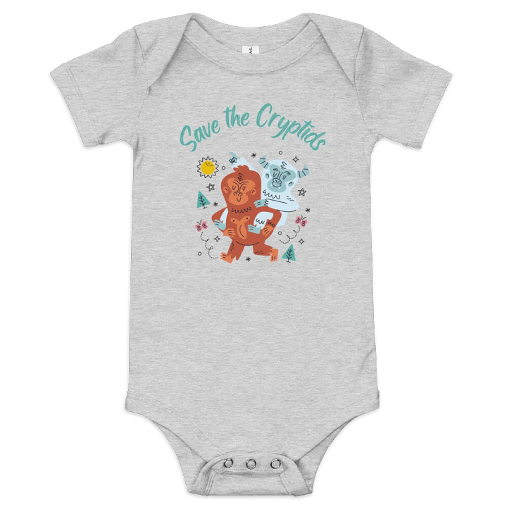 Save the Cryptids Baby Bodysuit product image (1)