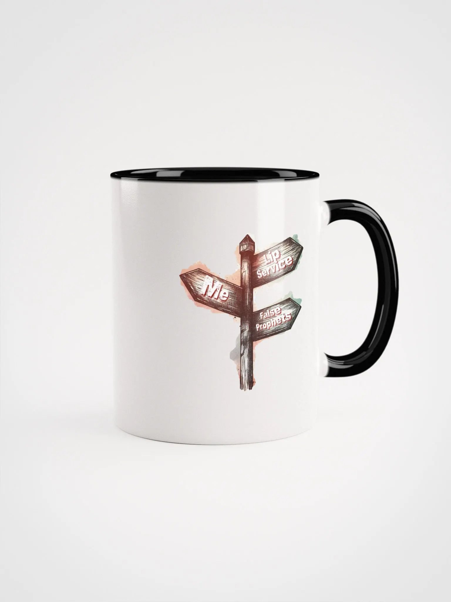 Me vs. Lies Ceramic Mug with Color Inside product image (3)