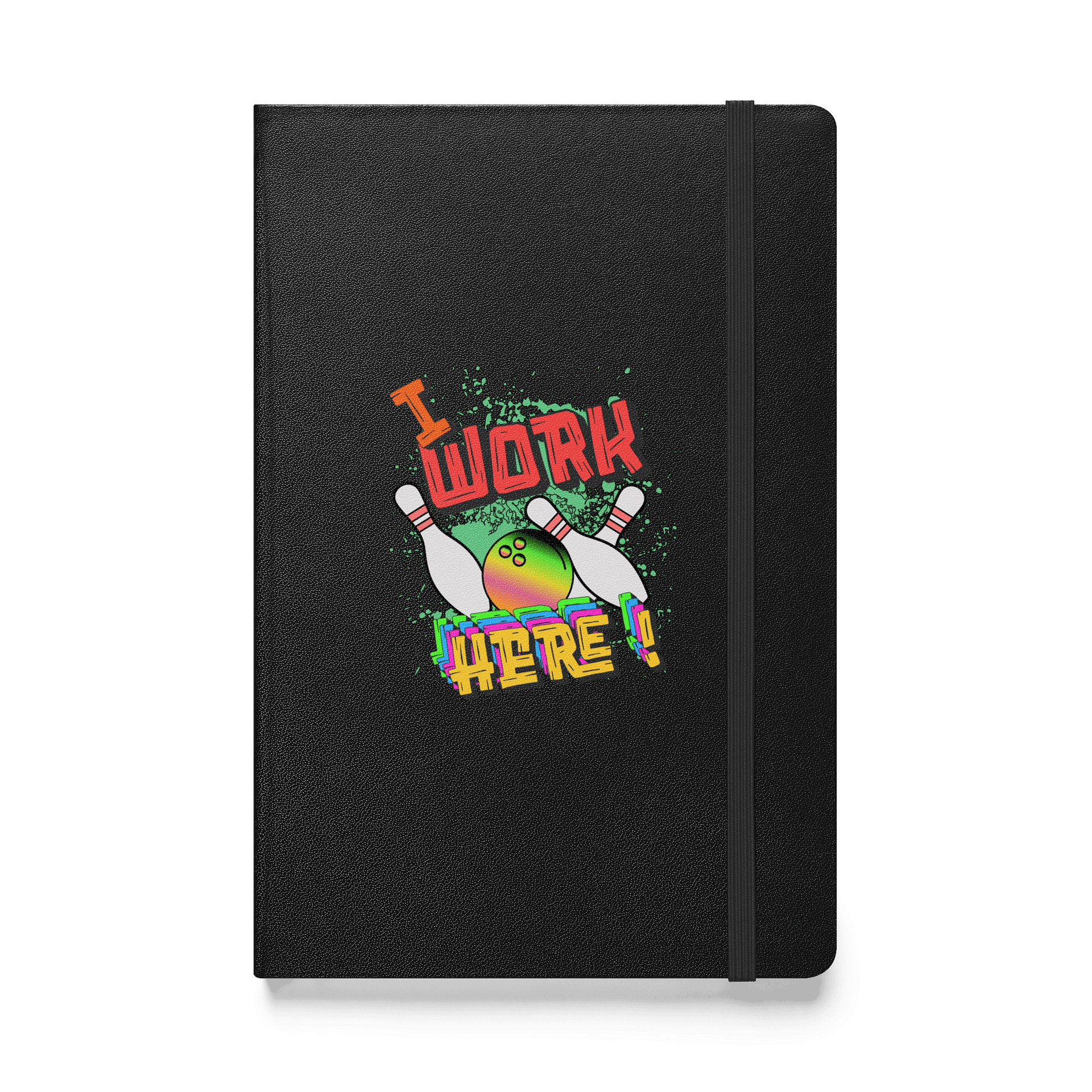 I Work Here Bowling Playful Notebook product image (1)
