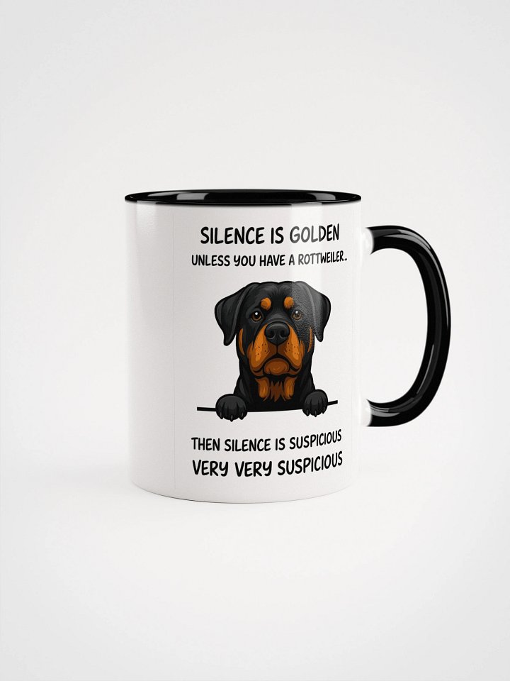 Rottweiler Suspicious Silence Ceramic Mug product image (4)