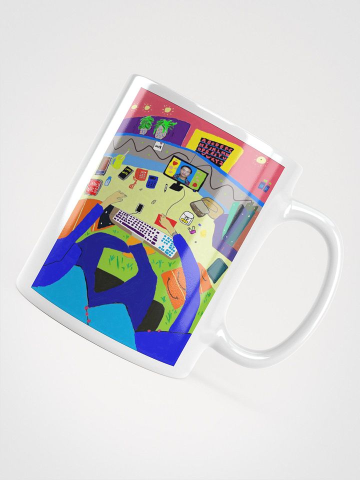 White Glossy Mug: office product image (2)