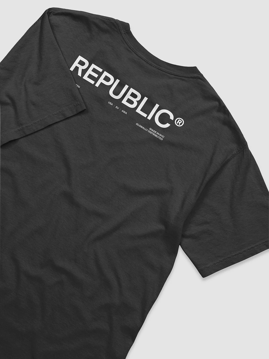 Republic Tshirt- Black/Blue product image (7)