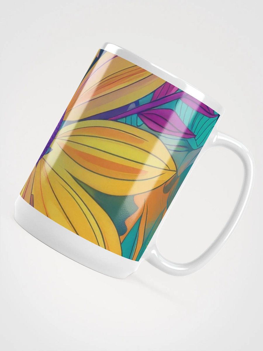 Botanical Bliss White Glossy Mug product image (4)