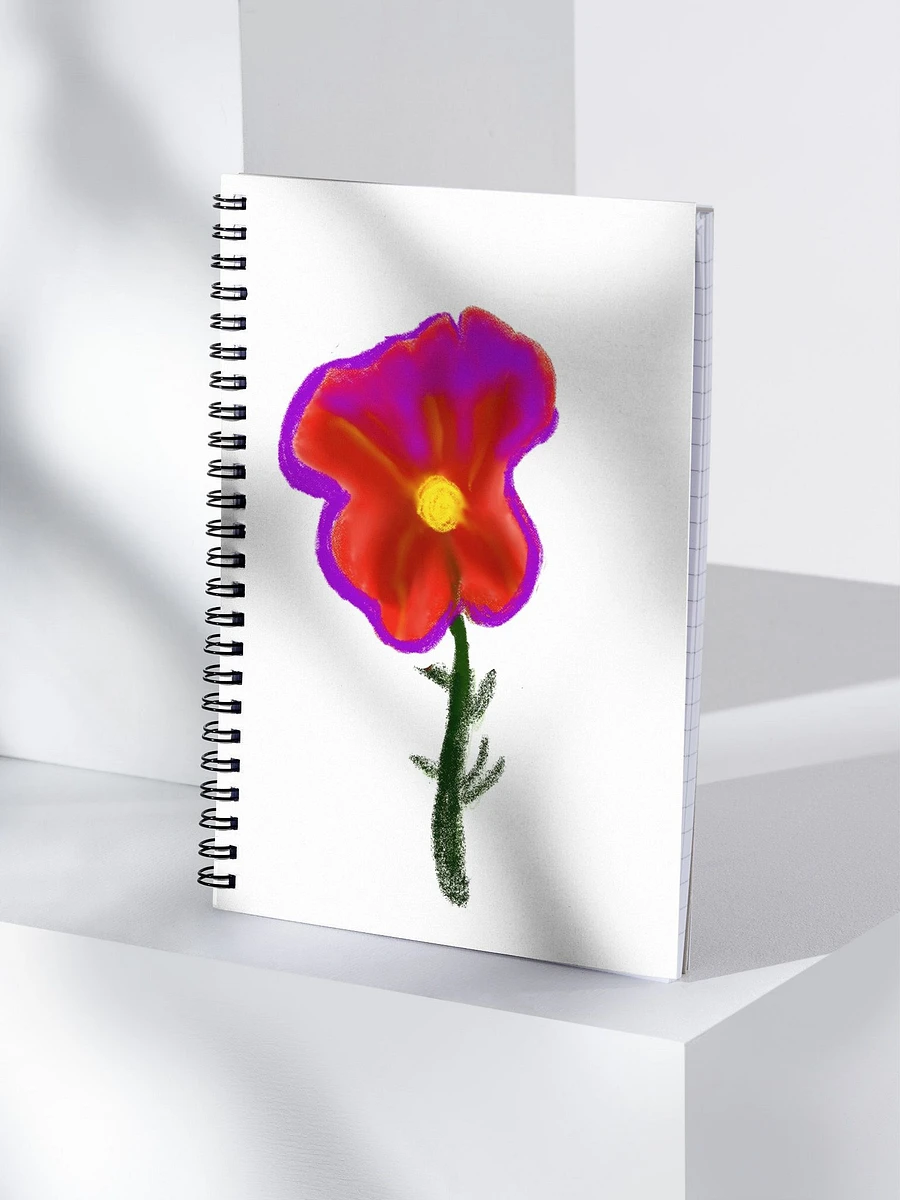 Falling Flower Spiral Notebook with 140 dotted pages product image (4)