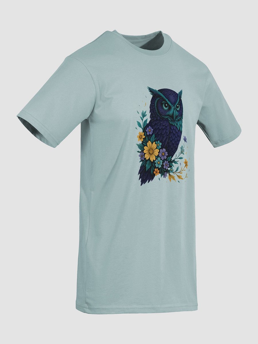 Naturecore Owl T-Shirt With Wildflower Meadow And Rustic Charm product image (45)
