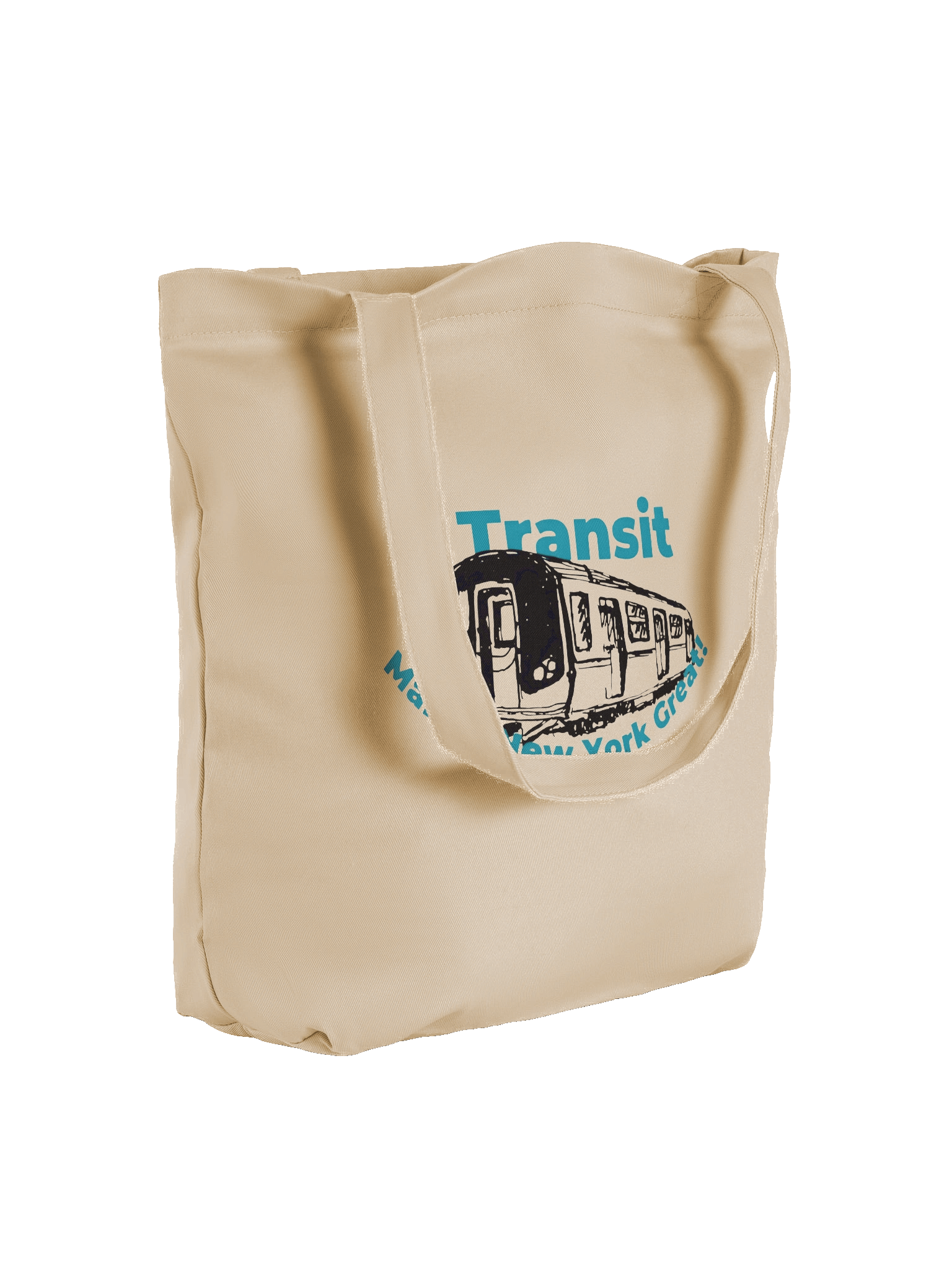 "Transit Makes New York Great" Eco-Friendly Tote Bag product image (4)