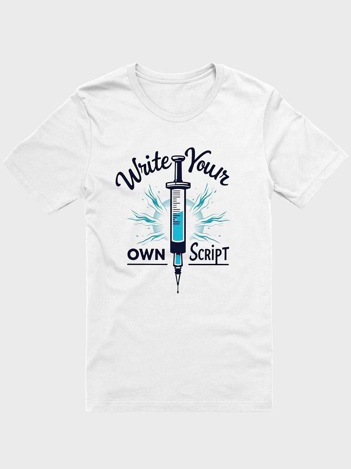Ethereal Script Syringe T-Shirt product image (1)