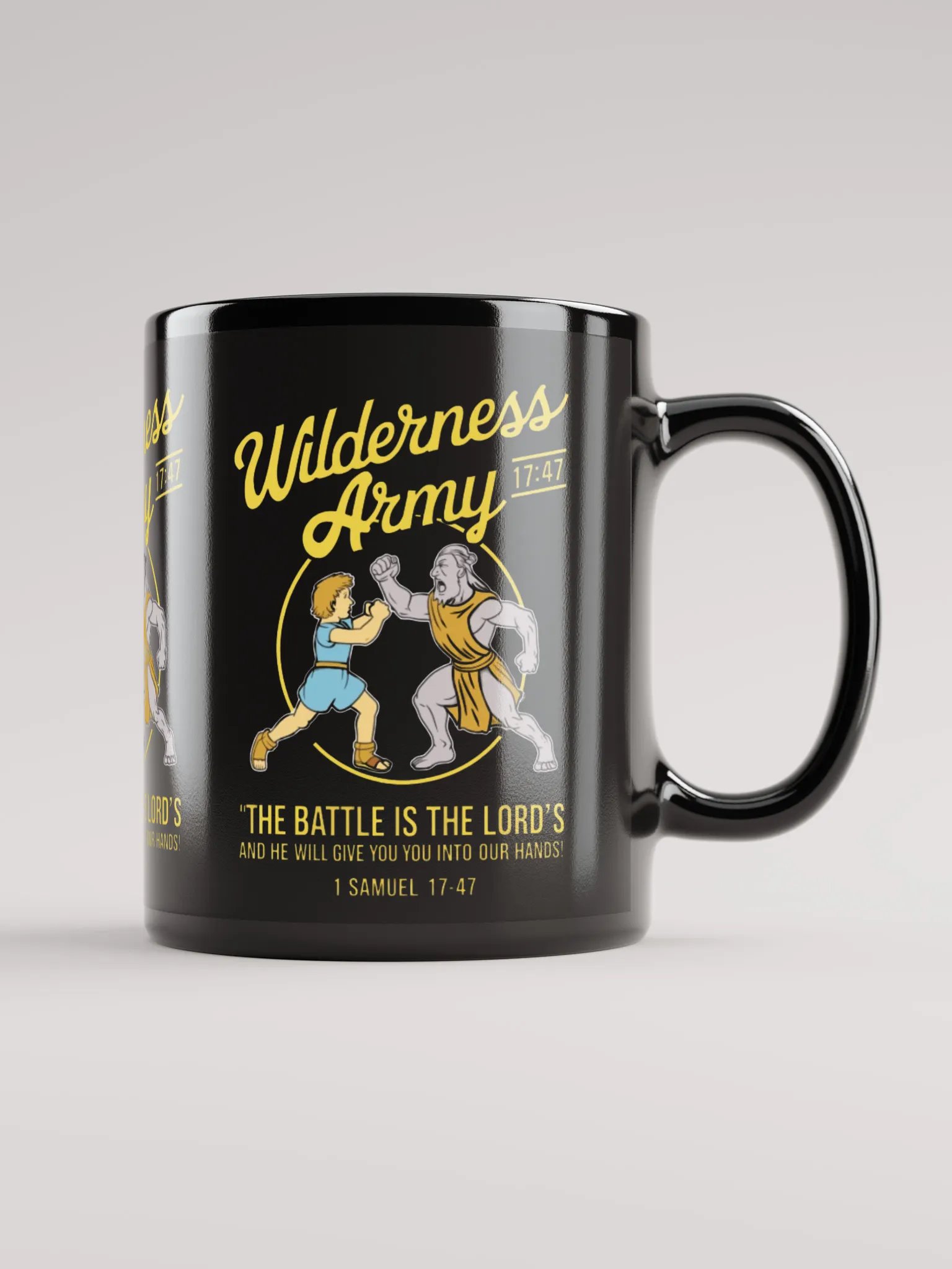 Black Wilderness Army Divine Battle Glossy Mug product image (2)