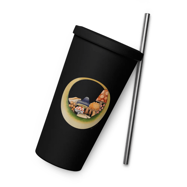 Moonie Shrooms Tumbler with Straw product image (2)
