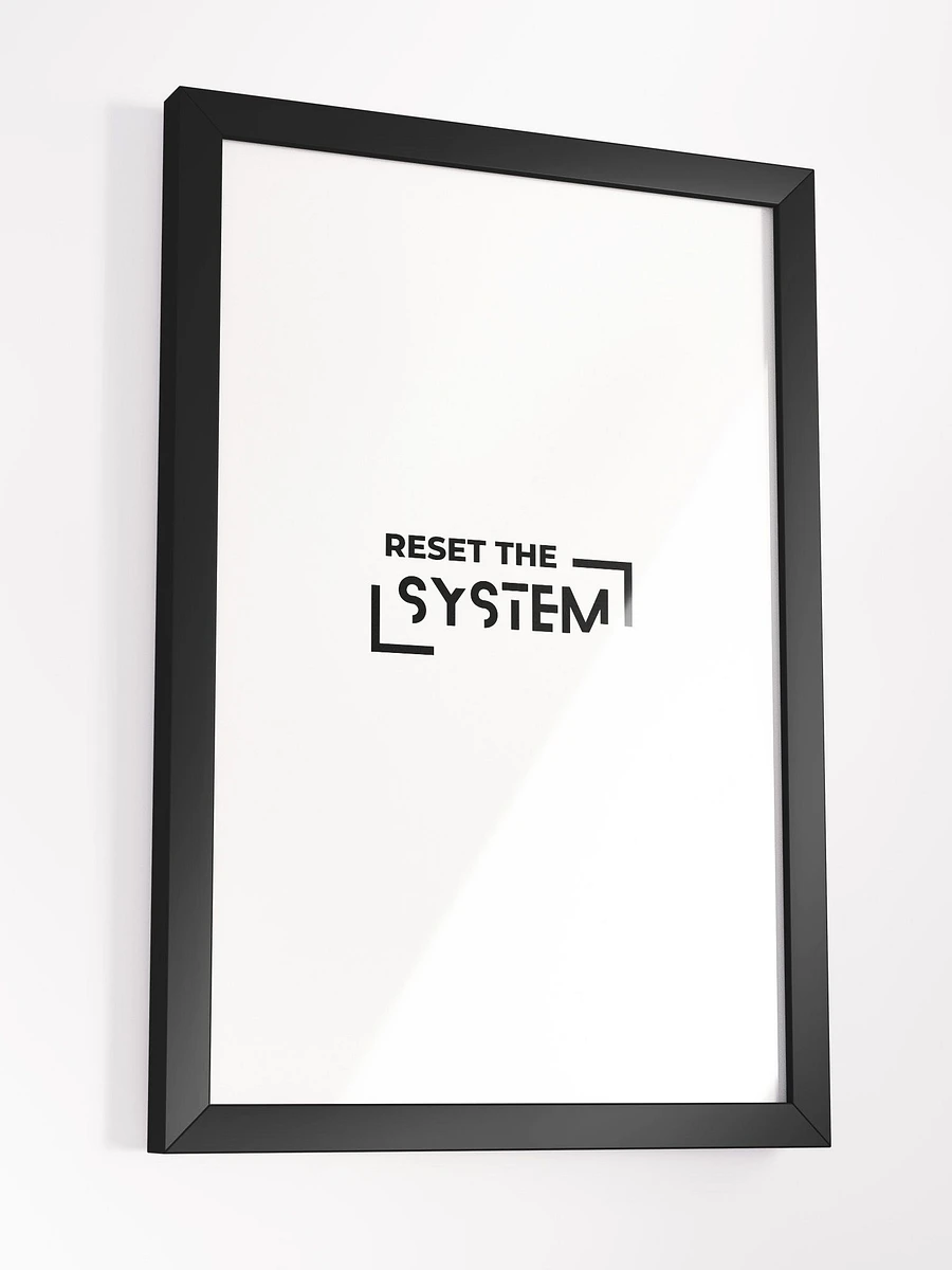 Framed matte poster reset the system product image (16)