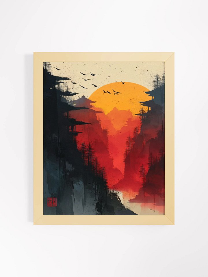 Crimson Peaks Framed Wall Art Canvas product image (2)