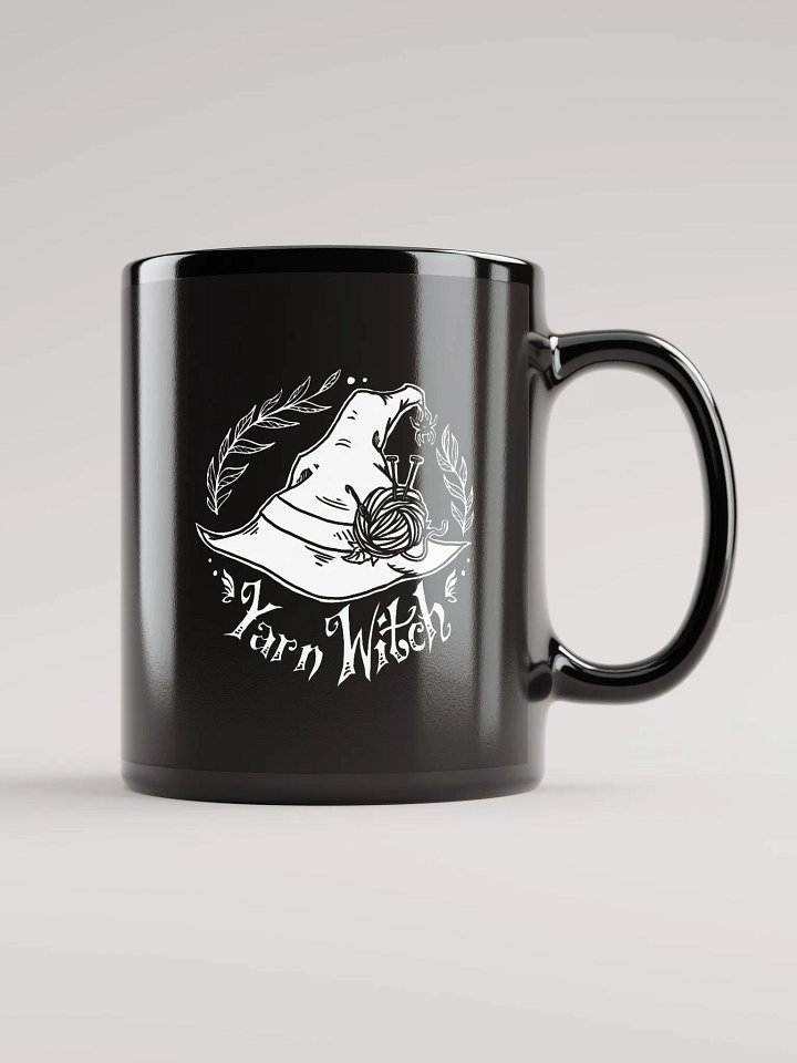 Yarn Witch Live Mug [Black] - Logo only product image (2)