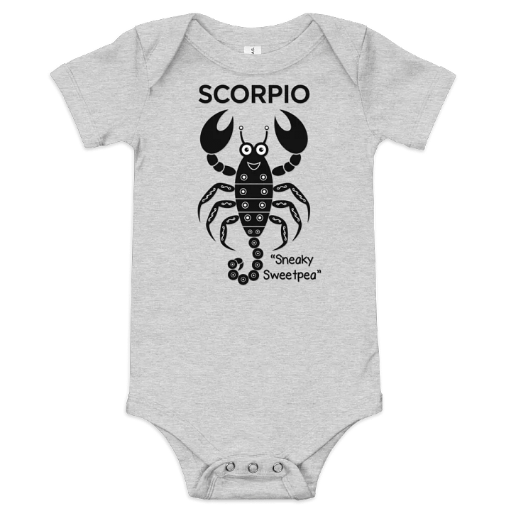 Sneaky Sweetpea Scorpion Baby Onesie product image (2)