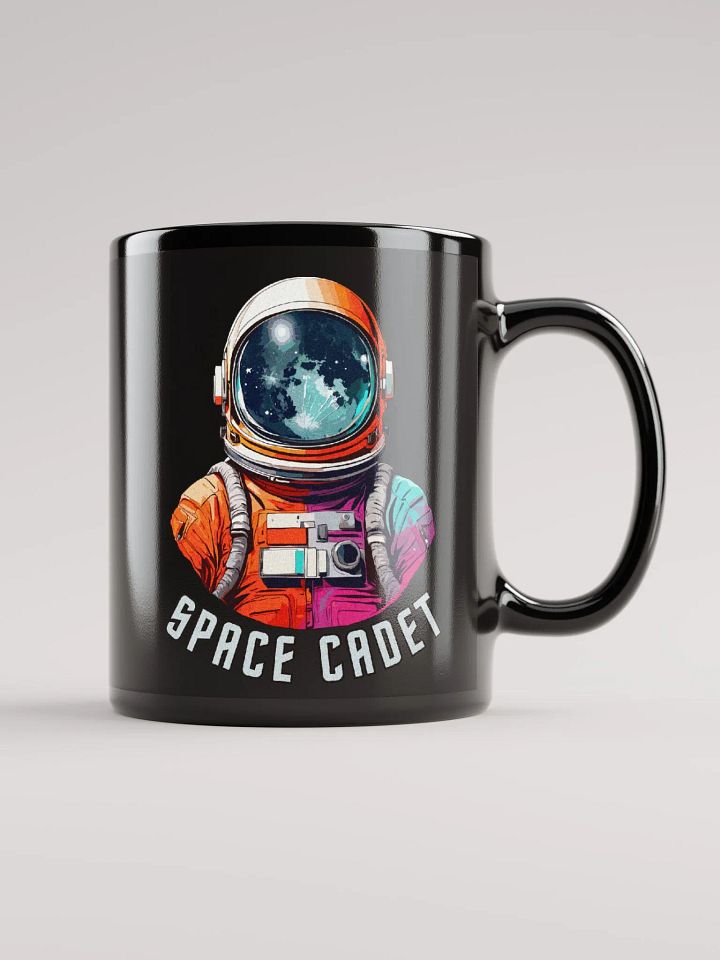 Novelty Graphic | Black Coffee Mug | Space Cadet product image (2)